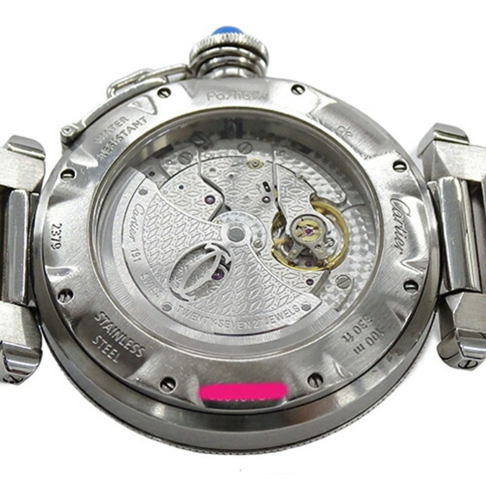 Cartier Watch Men's Convex Grid Date Automatic AT Stainless Steel SS W31059H3... - Picture 6 of 16